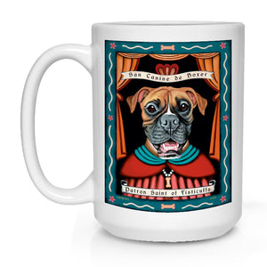 Boxer Art "Saint of Fisticuffs" 15 oz. Coffee Mug