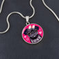 Pug Love Luxury Necklace | Black Pug | Perfect Pug Lover Gift!