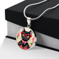 "KNITTING KITTY" PURRLFECT PENDANT/NECKLACE | CAT LOVER GIFT