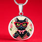 "KNITTING KITTY" PURRLFECT PENDANT/NECKLACE | CAT LOVER GIFT