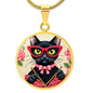 "KNITTING KITTY" PURRLFECT PENDANT/NECKLACE | CAT LOVER GIFT