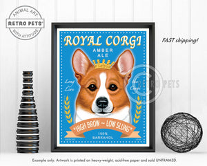 Corgi Wall Art