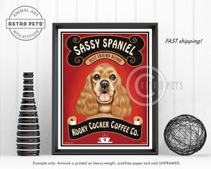 Sassy Spaniel Art