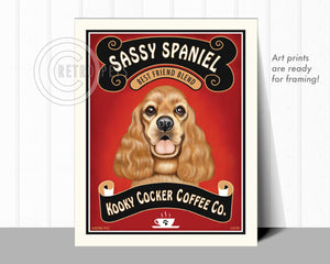 Sassy Spaniel Art