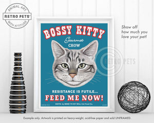 Bossy Kitty Print