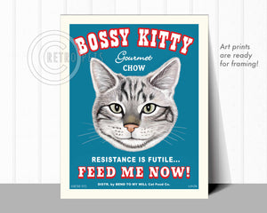 Bossy Kitty Print