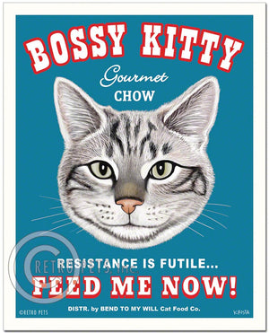 Bossy Kitty Print