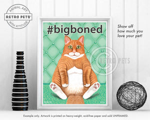 Bigboned Krista Brooks | Bigboned  Art Prints | Retro Pets Art