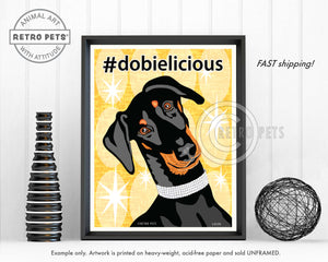 Doberman Pinscher Print Art