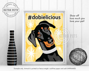 Doberman Pinscher Print Art