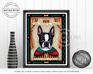 Patron Saint of Tenacity Art Prints | Retro Pets Art