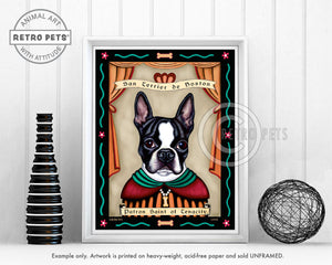 Patron Saint of Tenacity Art Prints | Retro Pets Art