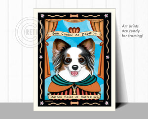 Papillon Art "Patron Saint of Butterflies" Art Print by Krista Brooks