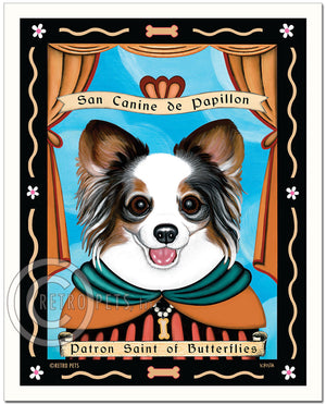 Papillon Art "Patron Saint of Butterflies" Art Print by Krista Brooks