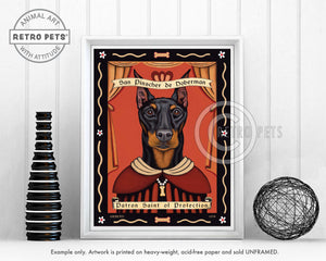 Doberman Wall Art