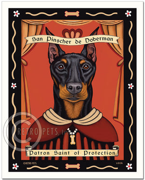 Doberman Wall Art