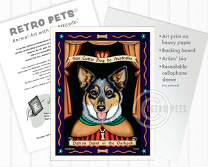 Patron Saint Outback Pets | Patron Pooches Pets | Retro Pets Art