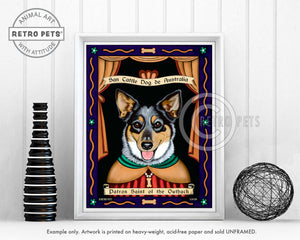 Patron Saint Outback Pets | Patron Pooches Pets | Retro Pets Art