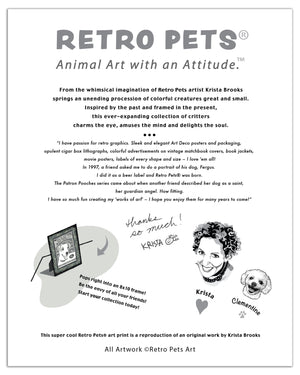 Bichon Frise Art "Bichon Biscuits" Art Print by Krista Brooks