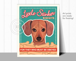 Little Stinker Doxie Print