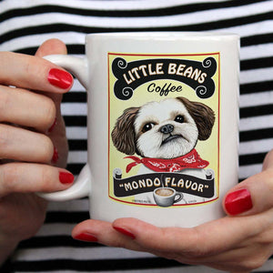 Shih-Tzu lover gift, Shih-Tzu coffee mug, Shih-Tzu art, shihtzu art
