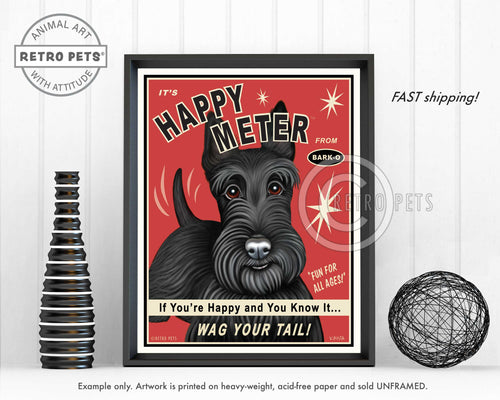 Scottish Terrier art by Krista Brooks