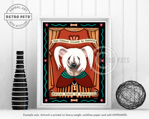 Chinese Crested art by Krista Brooks