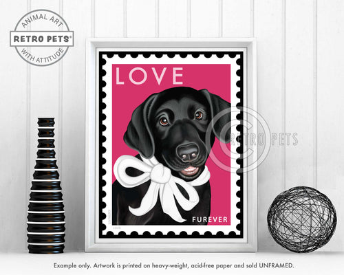 Labrador Retriever - Black art by Krista Brooks