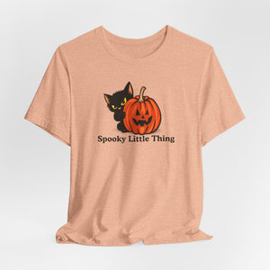 Spooky Little Thing Halloween cat t-shirt, another color option