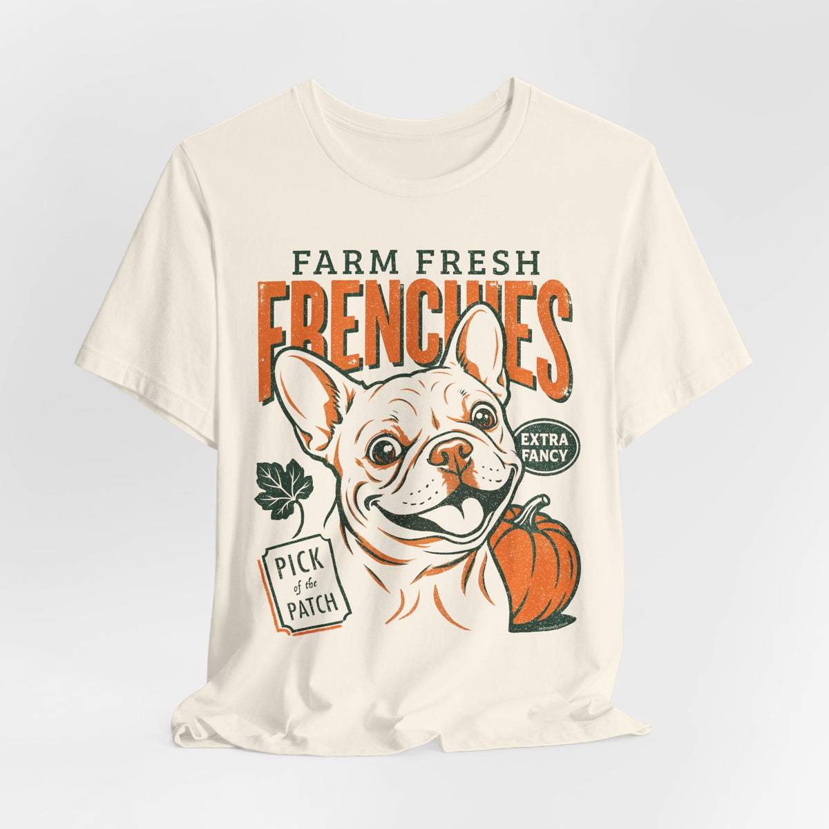 Farm Fresh Frenchies T-Shirt — Vintage French Bulldog Fall Tee