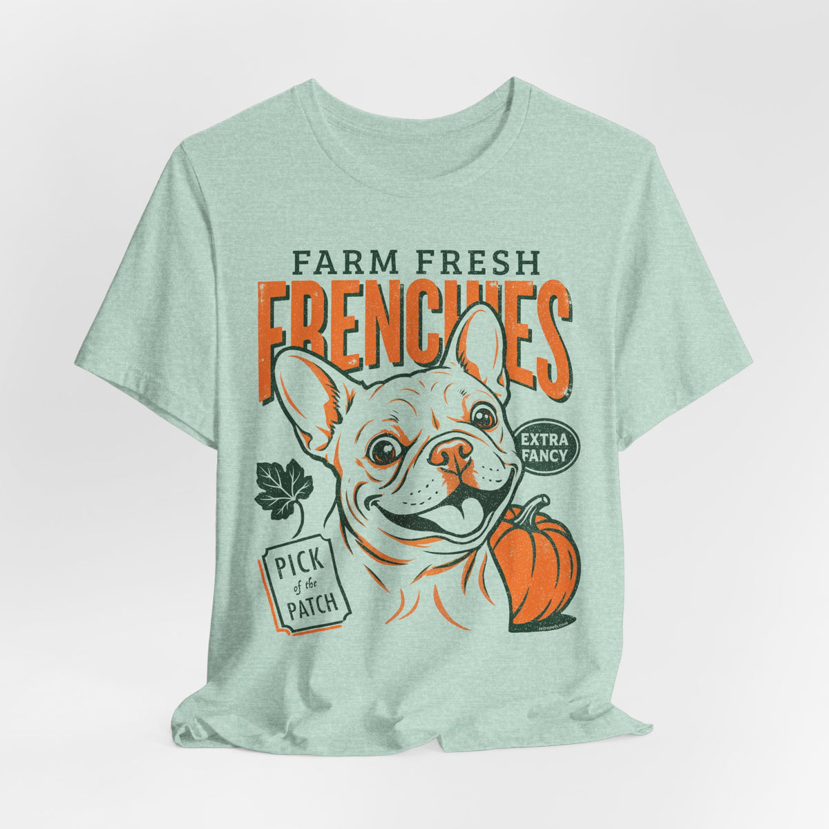Farm Fresh Frenchies T-Shirt — Vintage French Bulldog Fall Tee