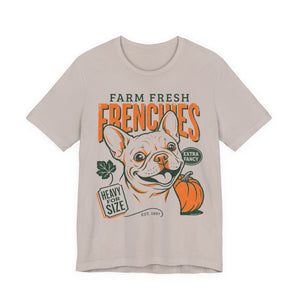 Farm Fresh Frenchies T-Shirt — Vintage French Bulldog Fall Tee