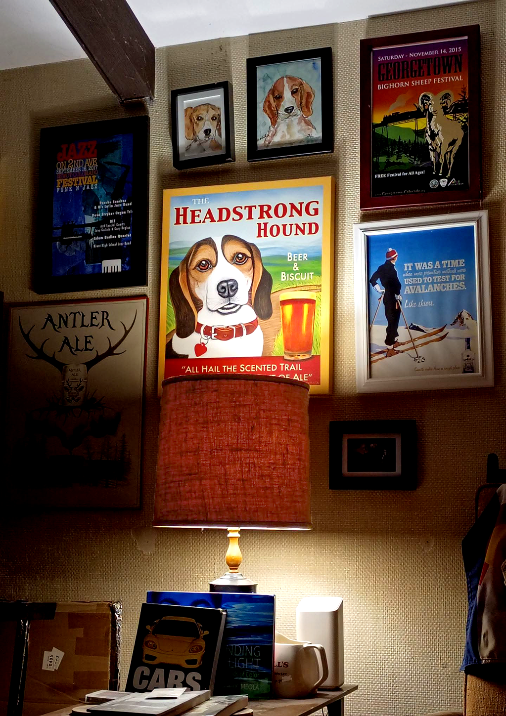 Beagle Canvas Wall Art – The Headstrong Hound