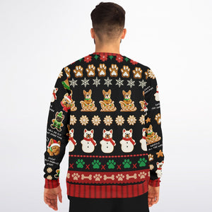 FRENCH BULLDOG "UGLY CHRISTMAS SWEATSHIRT" UNISEX | FREE SHIPPING FOR USA!