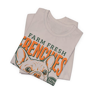 Farm Fresh Frenchies T-Shirt — Vintage French Bulldog Fall Tee