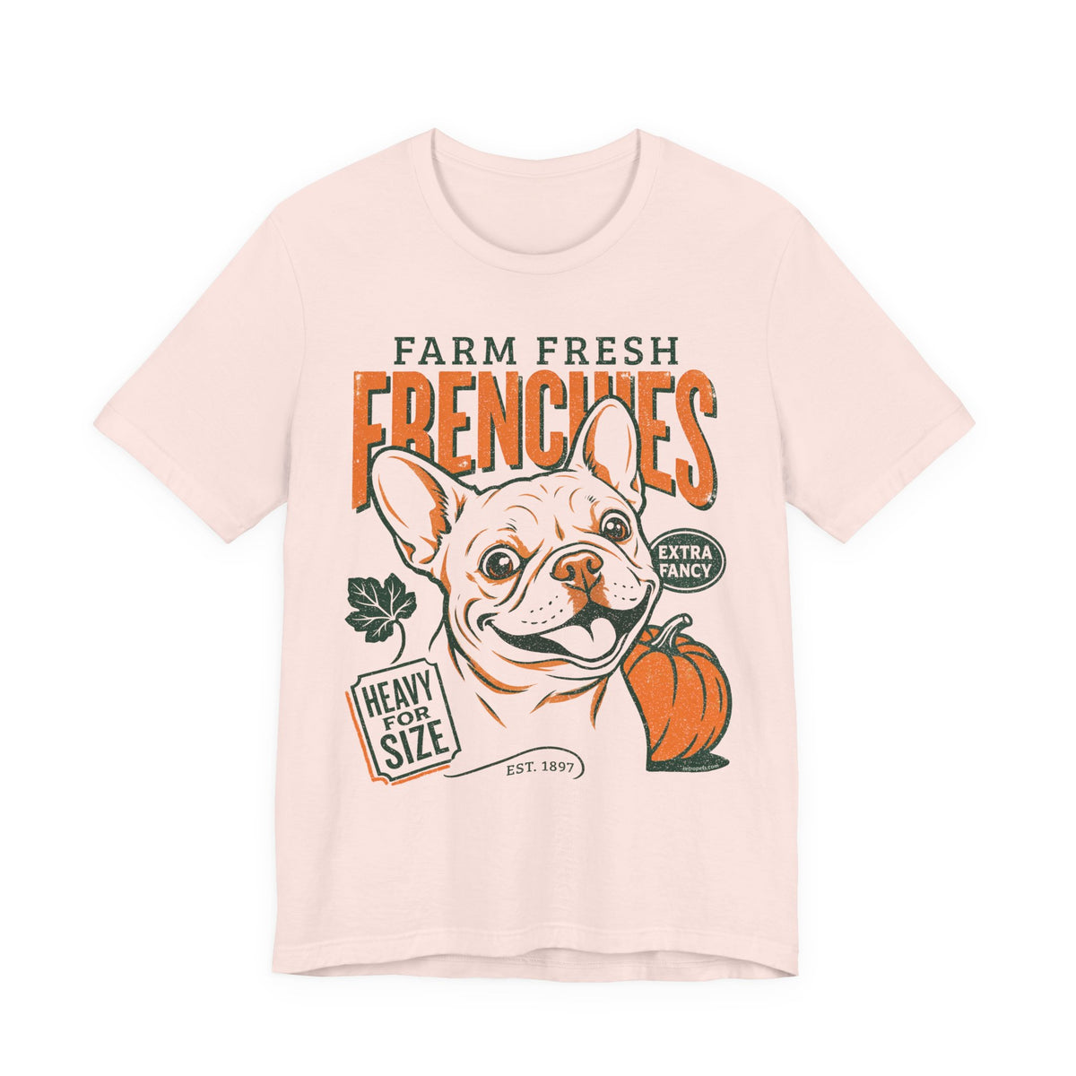 Farm Fresh Frenchies T-Shirt — Vintage French Bulldog Fall Tee