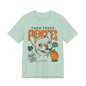 Farm Fresh Frenchies T-Shirt — Vintage French Bulldog Fall Tee