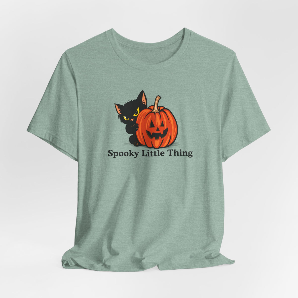Spooky Little Thing Halloween cat t-shirt, additional color view