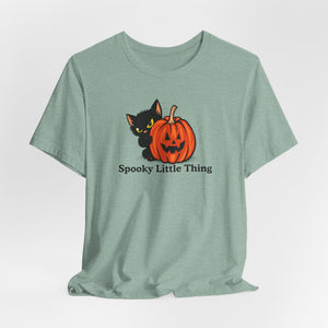 Spooky Little Thing Halloween cat t-shirt, additional color view