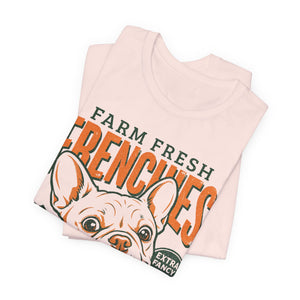 Farm Fresh Frenchies T-Shirt — Vintage French Bulldog Fall Tee