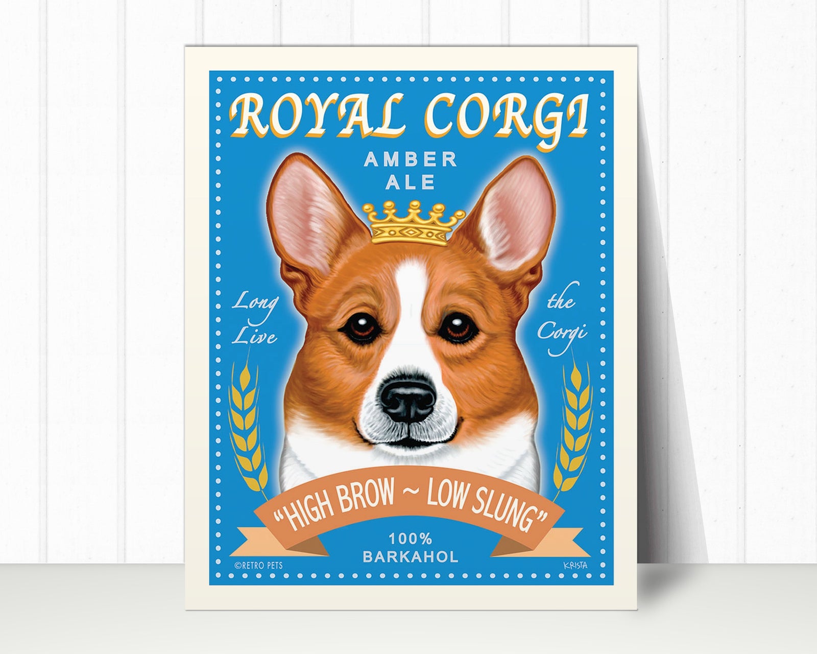 Corgi Art Print "Royal Corgi" | Corgi Lover Gift