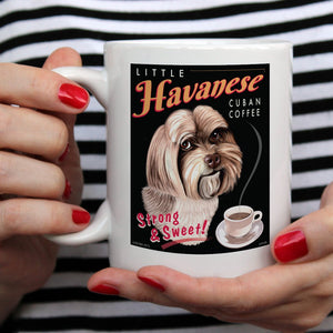 Havanese Art "Little Havanese Cuban Coffee" 15 oz. Coffee Mug