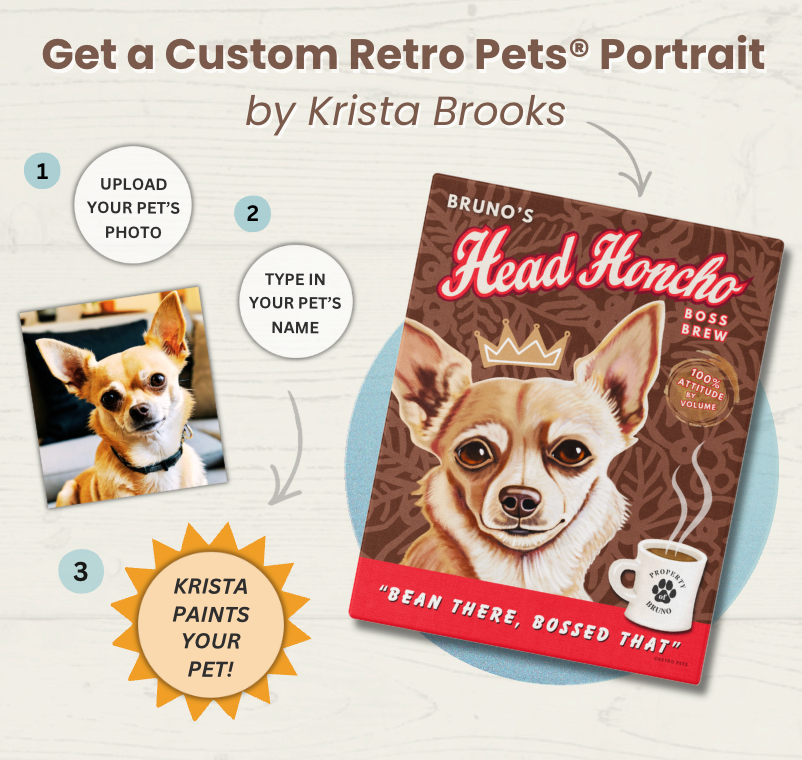 Custom "Head Honcho" Portrait by Krista Brooks