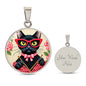 "KNITTING KITTY" PURRLFECT PENDANT/NECKLACE | CAT LOVER GIFT