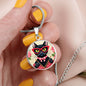 "KNITTING KITTY" PURRLFECT PENDANT/NECKLACE | CAT LOVER GIFT