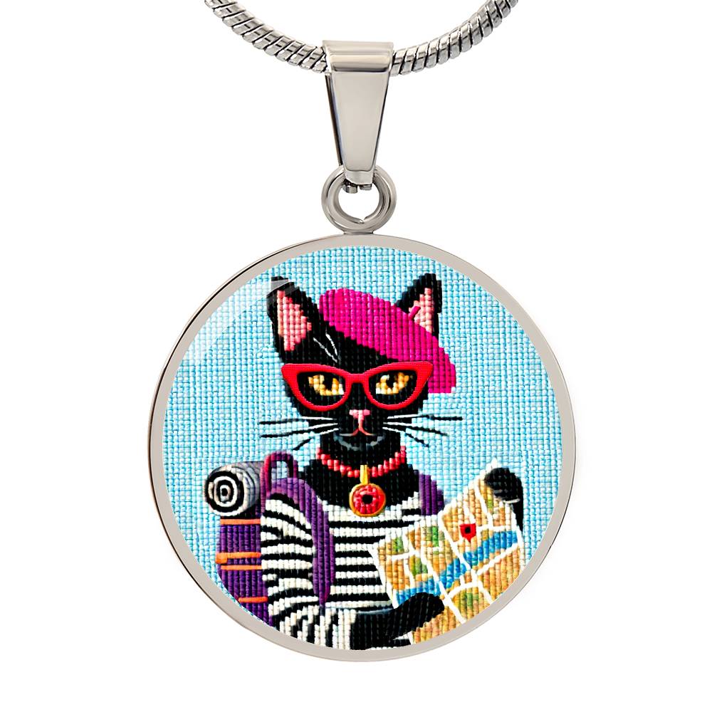 TRAVEL KITTY PURRFECT PENDANT | CAT LOVER GIFT | TRAVEL LOVER GIFT