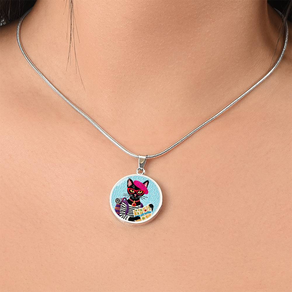 TRAVEL KITTY PURRFECT PENDANT | CAT LOVER GIFT | TRAVEL LOVER GIFT