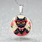 "KNITTING KITTY" PURRLFECT PENDANT/NECKLACE | CAT LOVER GIFT