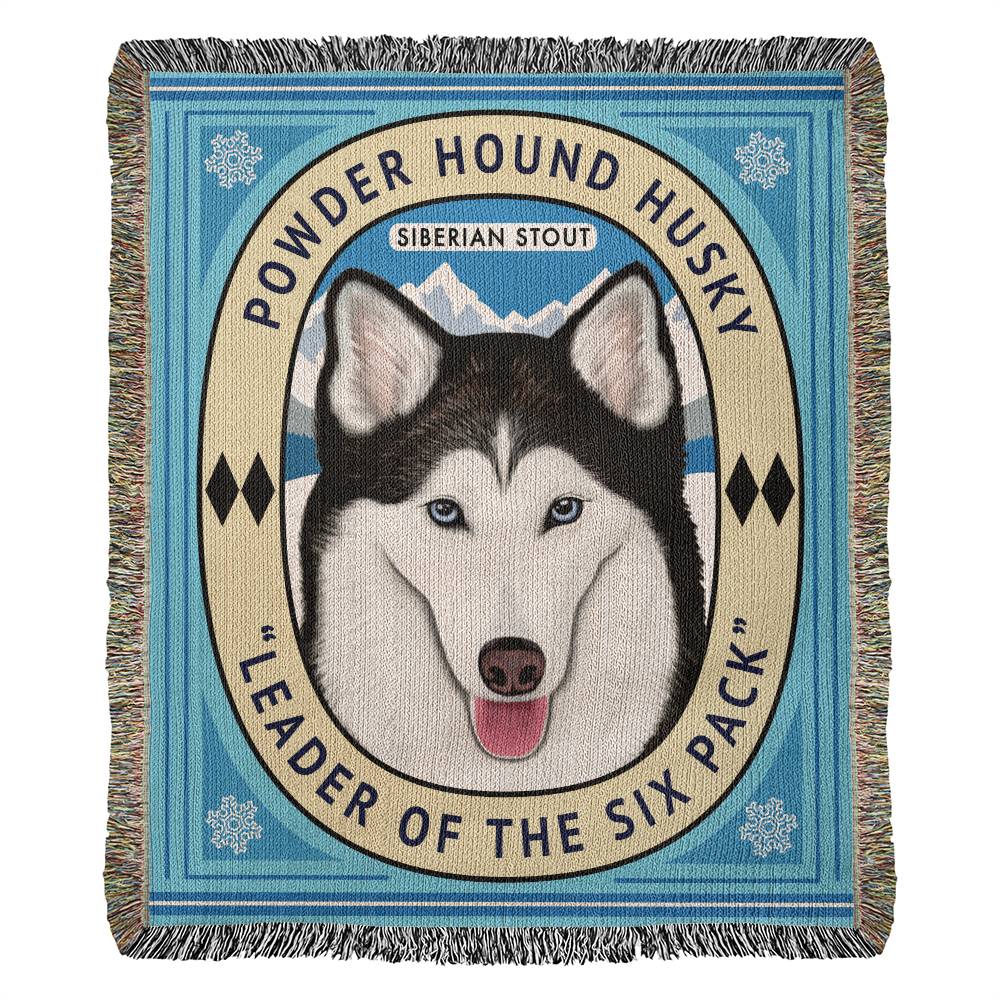 Siberian Husky Woven Heirloom Blanket | Great Husky Lover Gift | FREE SHIPPING FOR USA!