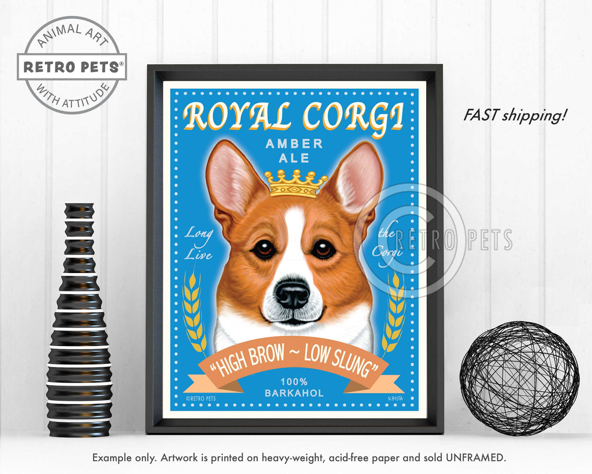 Corgi Wall Art
